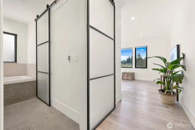 Entrance to primary bedroom