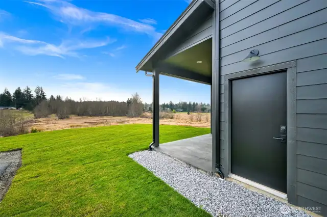 Private entrance to above garage ADU
