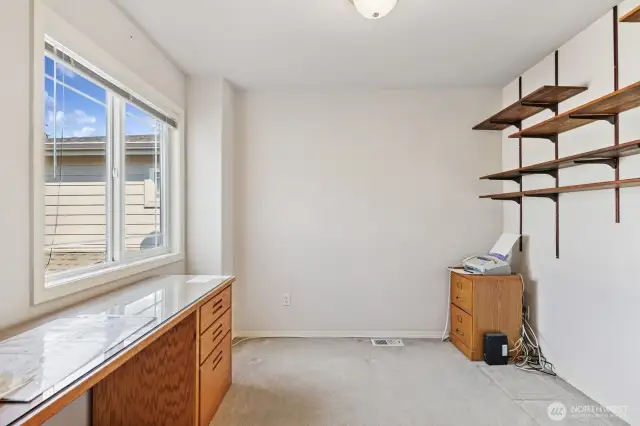 Upstairs office or potential bedroom