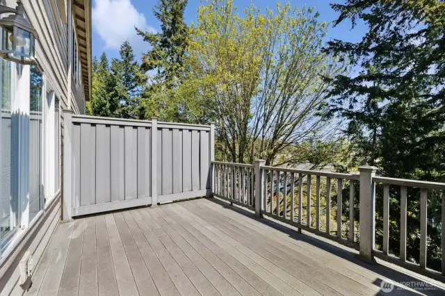 Main floor deck
