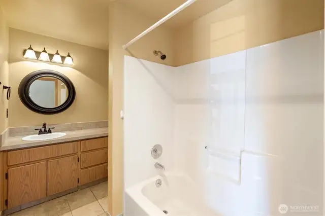 nice size full bathroom