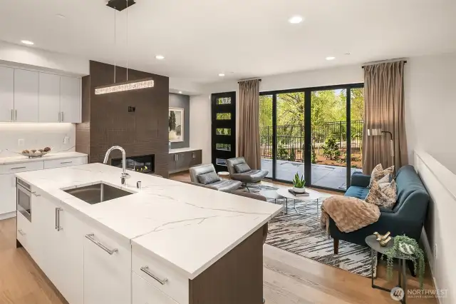 Interior photos are from the Model Unit at Lot 8 (298 118th Ave SE) at the same project.  Floorplan and features are the same, but the color scheme and finishes will vary.
