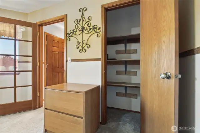 Closet in home office