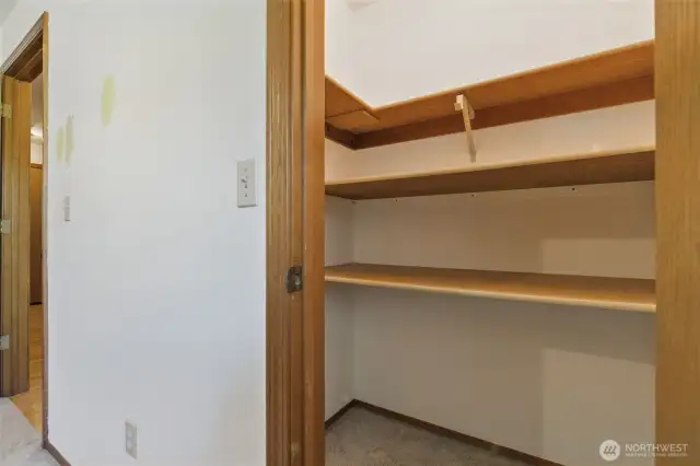 Spare bedroom closet