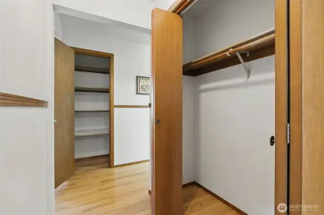 Hall closets