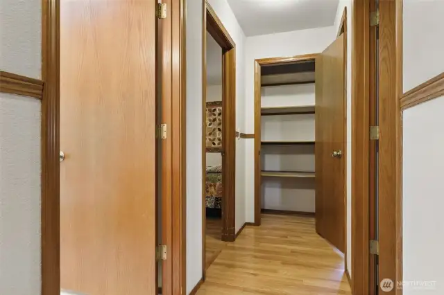 Hall closet