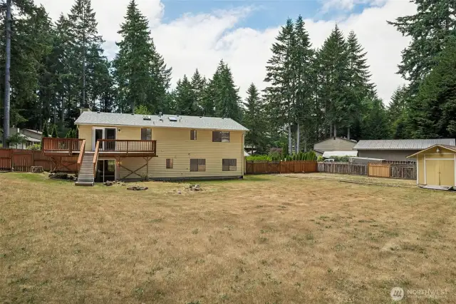 Lots of space to entertain and play.