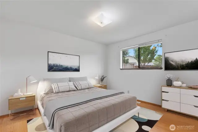 Bedroom 2 - virtually staged