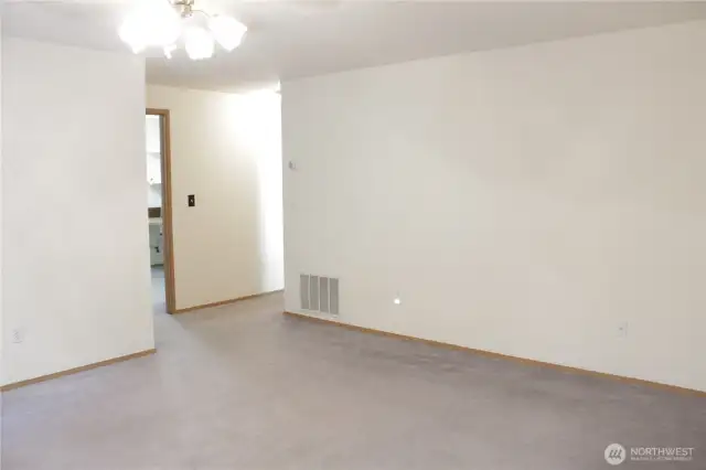 Family room off of the kitchen.