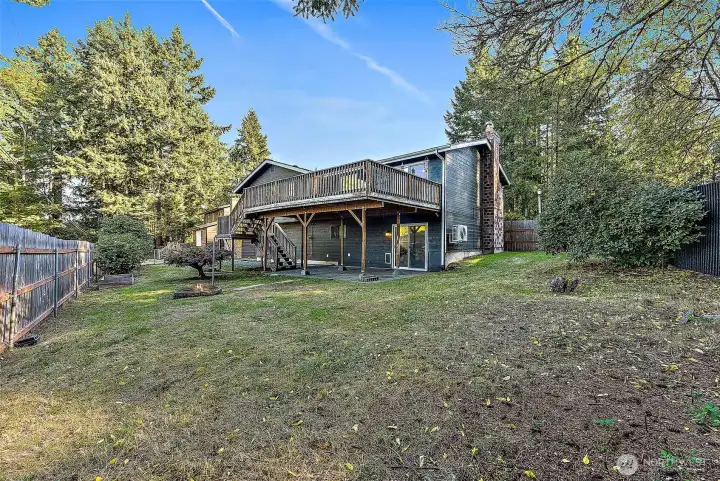 Perfect size backyard