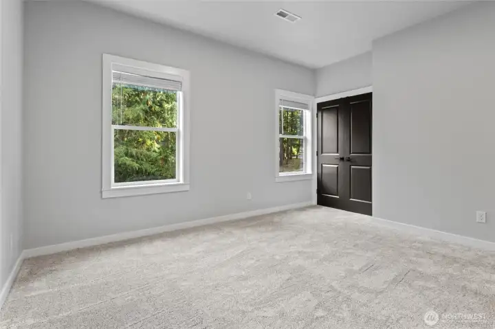 Bedroom 2 faces the front