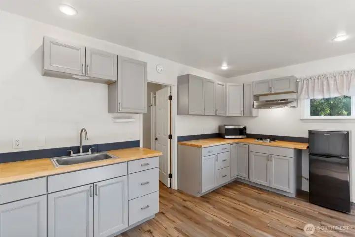 Kitchenette in the studio