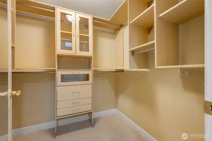 Large walk in closet