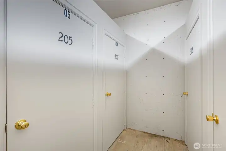 Large private storage unit