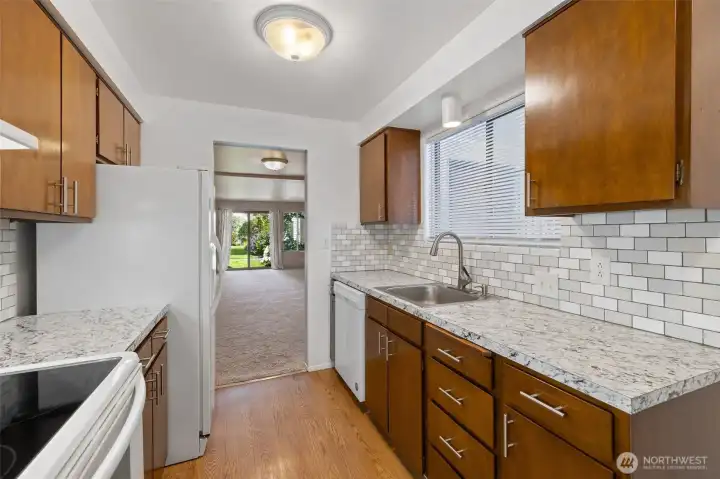 Roomy Galley Kitchen