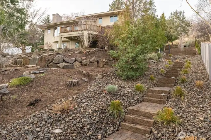 Staircase to lower level