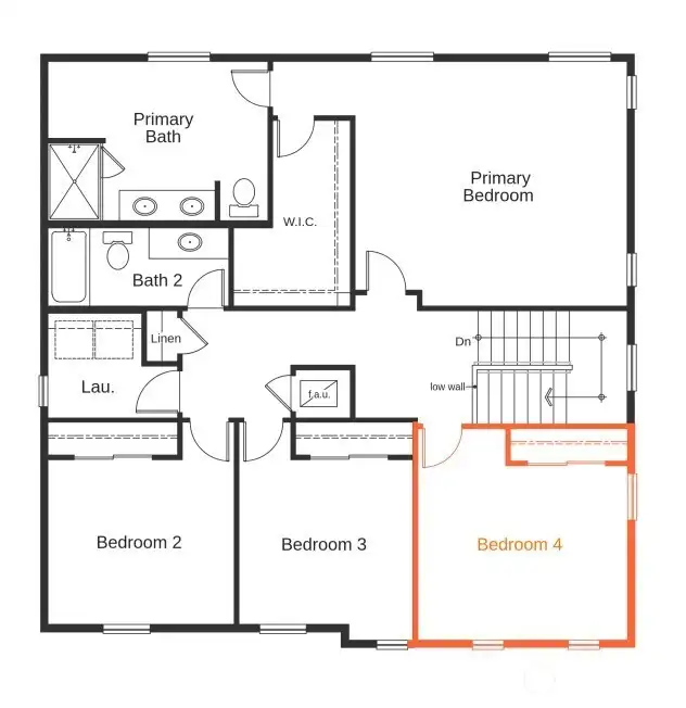 Second Floor Layout