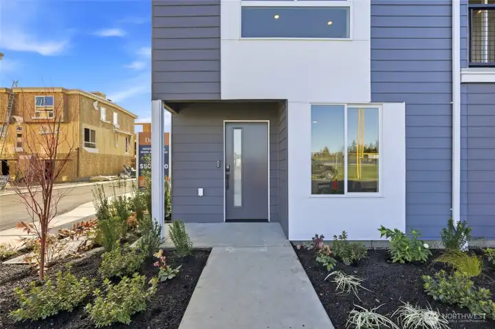 Entrance to the Model Home.
