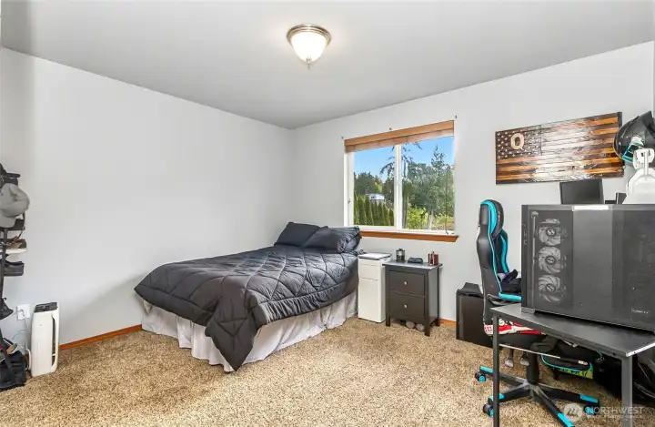 Down stairs: Bedroom