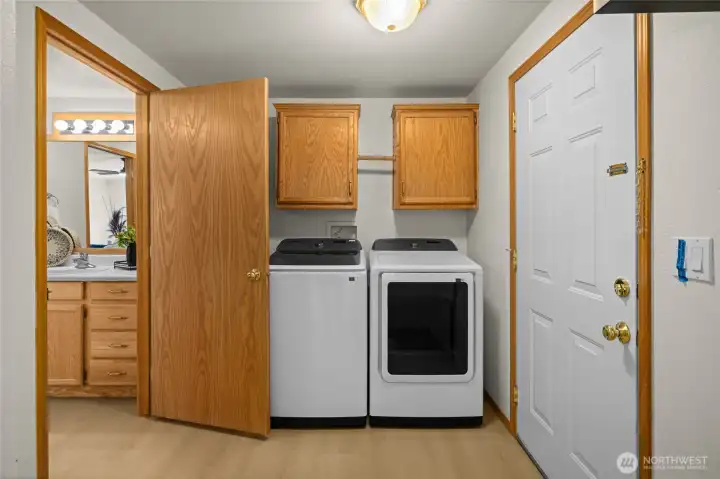 Huge laundry room