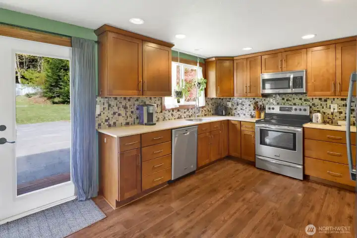 Beautiful custom kitchen.