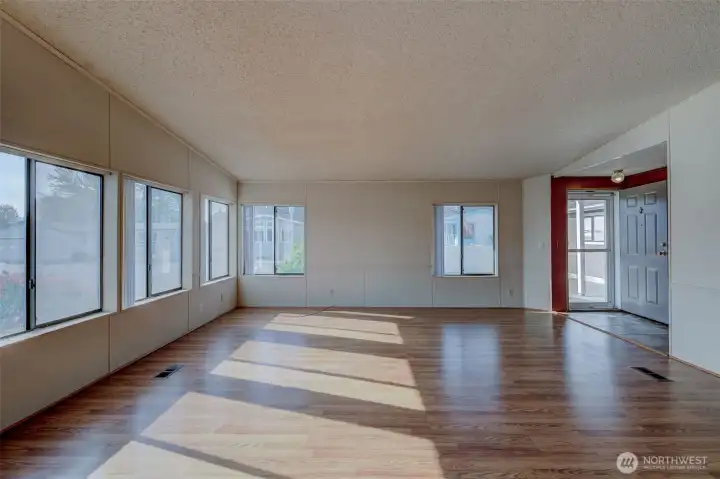 Dining Rm. facing living Rm. & Entry