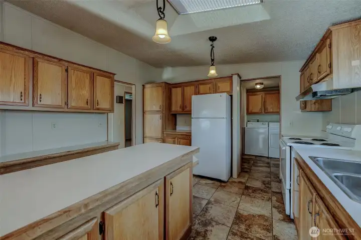 Kitchen facing Laundry Rm.