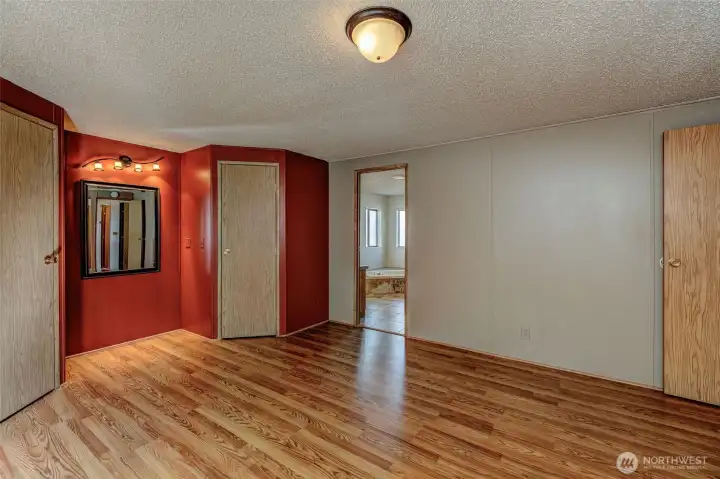 Primary Bedroom with attached 5 piece bath