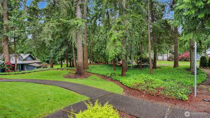 Enjoy a quiet, park-like setting.