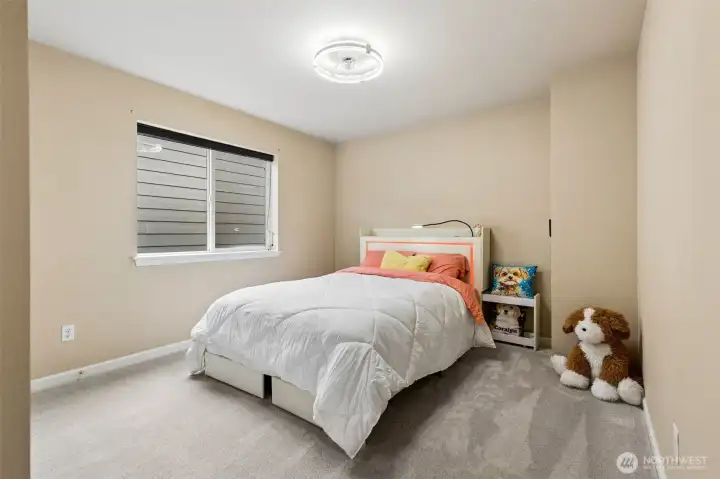 Bedroom #3 with double door closet