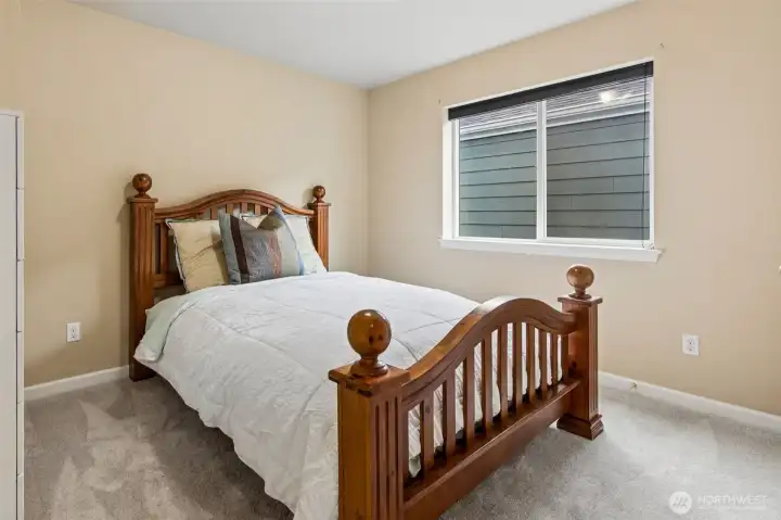 Bedroom #4 with small walk-in closet
