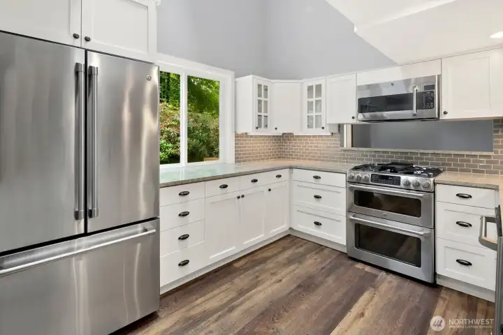 Remodeled kitchen