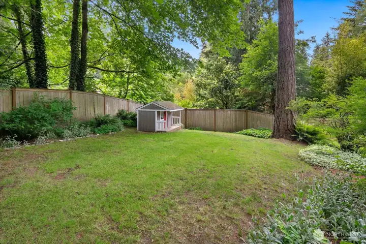 gorgeous yard with plenty of room
