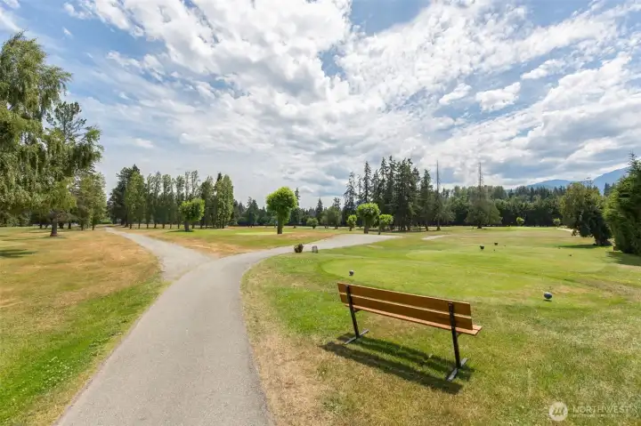 Golf Course around the corner