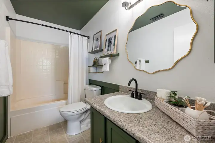 bath upstairs