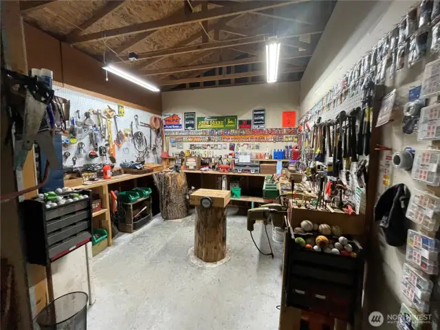 Shop in the Detached Garage