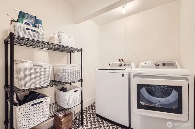 Laundry room.
