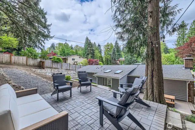 Upper level is perfect for an additional lounging space.