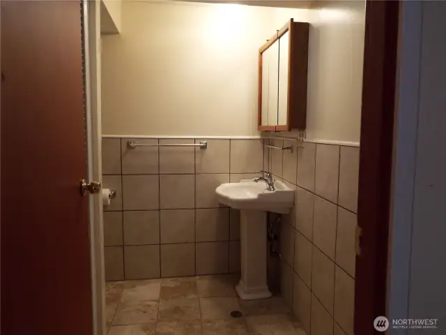 Bathroom lower level