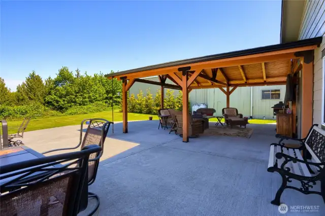 Huge Back Patio
