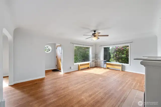 Beautiful original hardwood doors