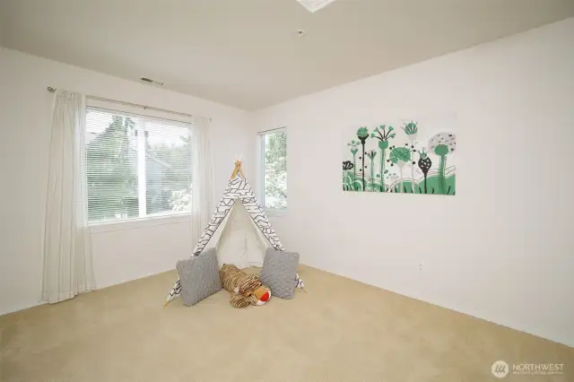 Bedroom #3 for guests or play.