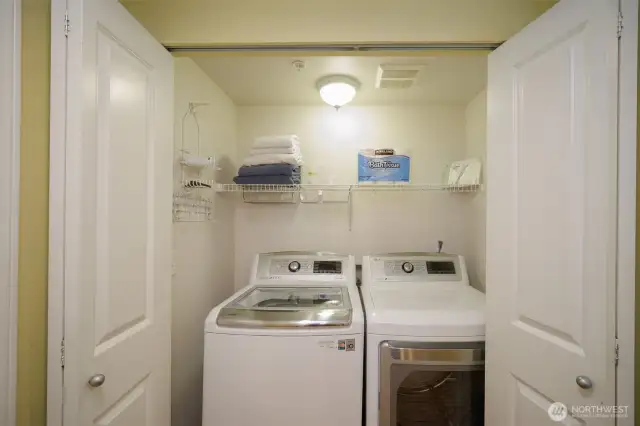 And a well lit laundry room away from main living.