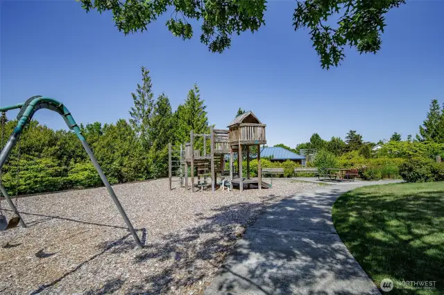 Near the visitor parking is another playground...