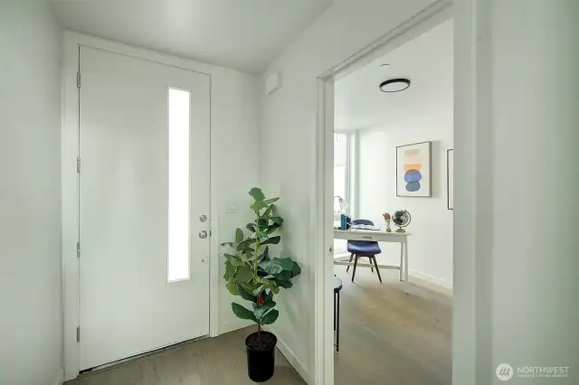 Entry and Main Floor Bedroom