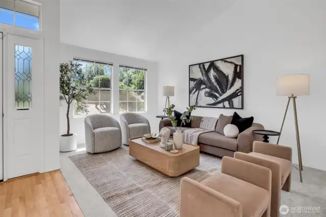 Plenty of natural light flow throughout this beautiful home