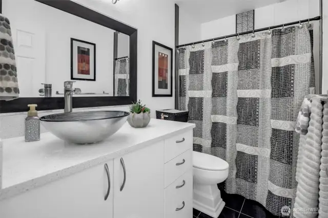 Bathroom #3, Full bath on lower level