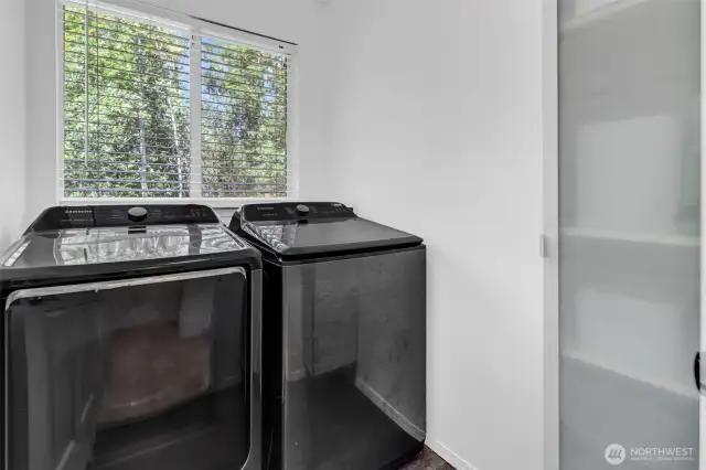 Laundry room with storage