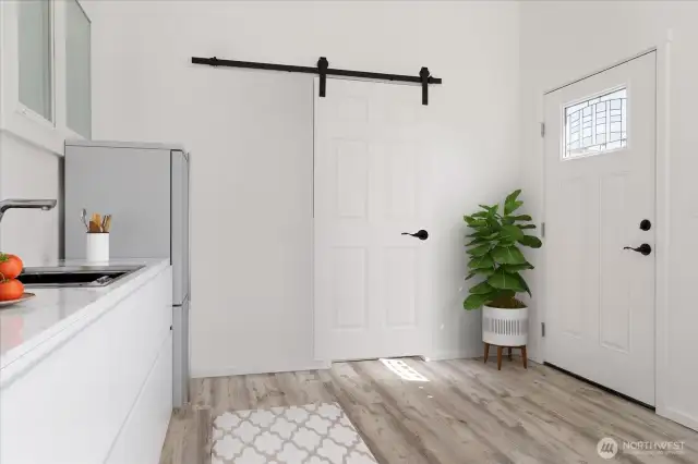 Virtually staged