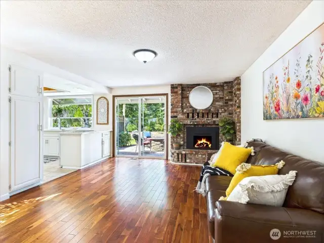Beautiful hardwood floors.